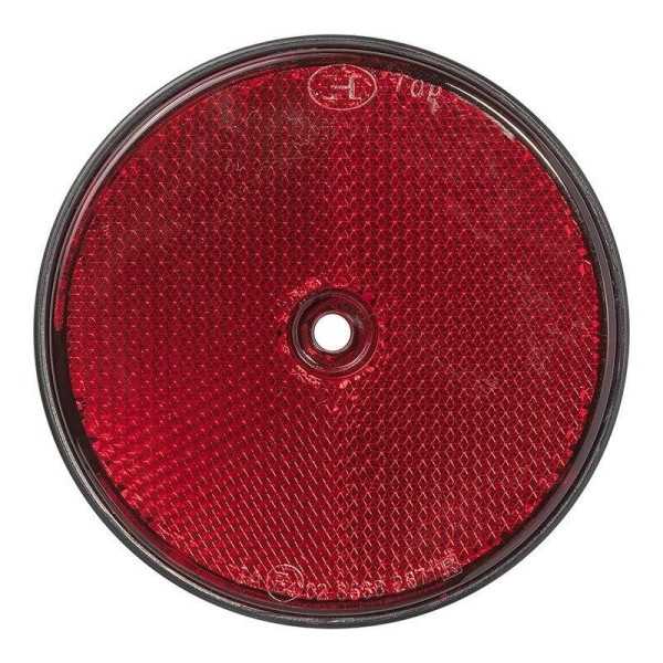 Réflecteur rouge 80mm à visser | ProPlus | Réflecteurs