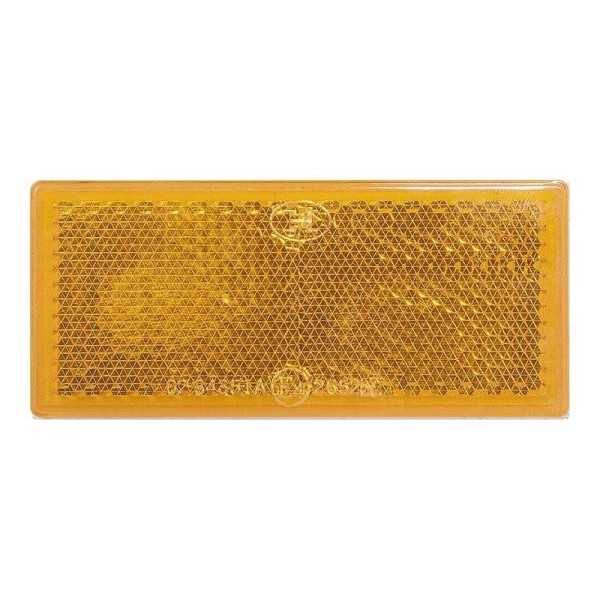 Réflecteur orange 82x36mm adhésif 2 pièces dans blister | ProPlus |...
