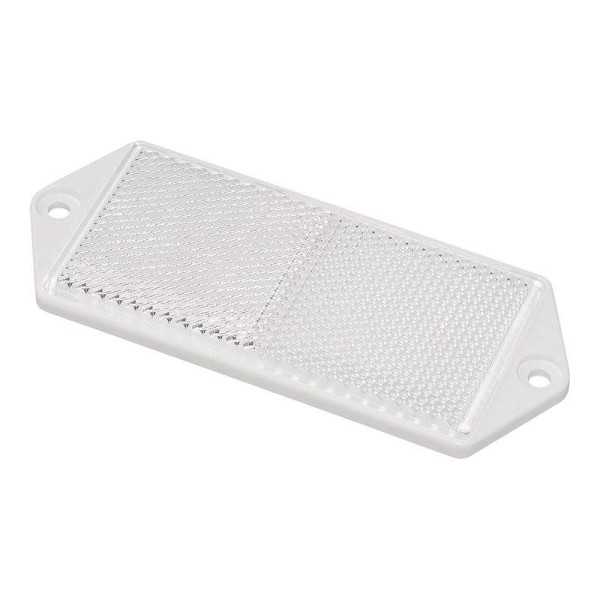 RÃ©flecteur blanc 127x51mm Ã  visser