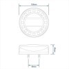 Feu arrière 12 24V 4 fonctions 125mm LED | ProPlus | Éclairage