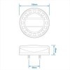 Feu arrière 12 24V 4 fonctions 125mm LED dans blister | ProPlus | É...