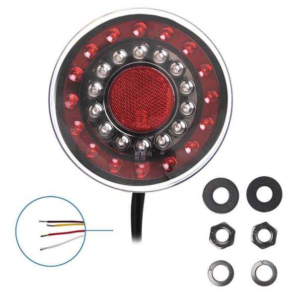 Feu arrière 12 24V 4 fonctions 125mm LED | ProPlus | Éclairage
