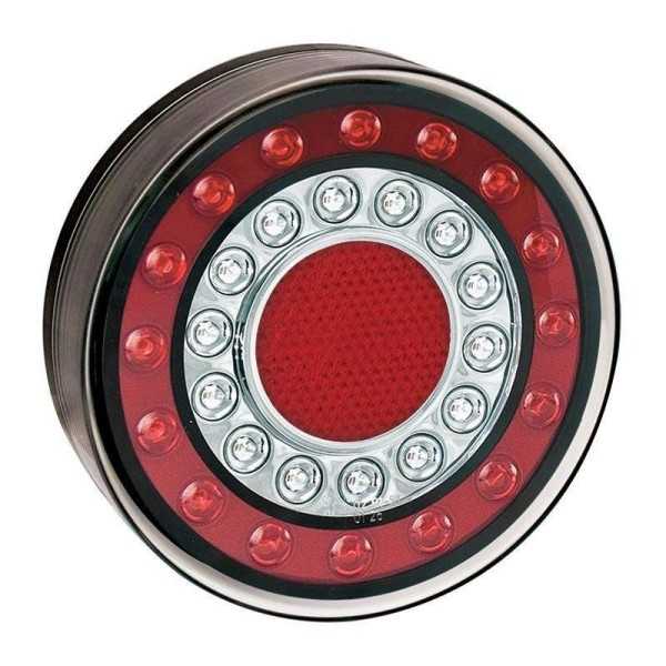 Feu arrière 12 24V 4 fonctions 125mm LED dans blister | ProPlus | É...