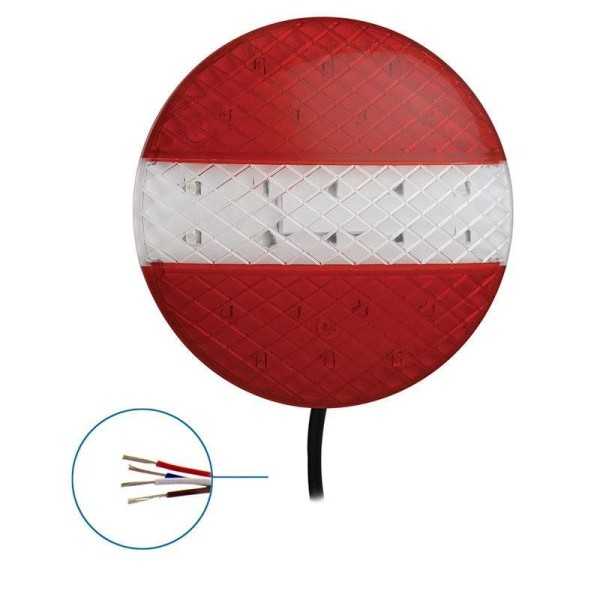 Feu arrière 12 24V 3 fonctions 140mm STF LED | ProPlus | Éclairage