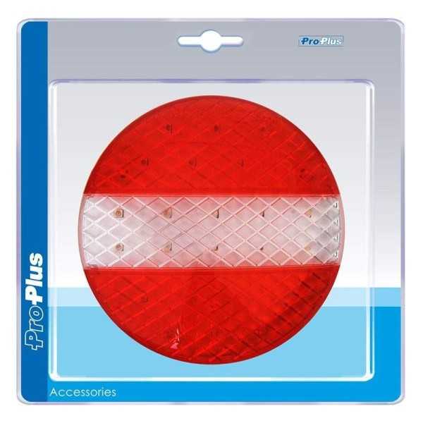 Feu arriÃ¨re 12 24V 3 fonctions 140mm STF LED dans blister