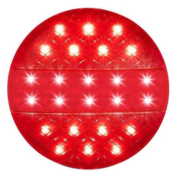 Feu arrière 12 24V 3 fonctions 140mm STF LED dans blister | ProPlus...