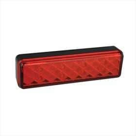 Feu arrière 12 24V 2 fonctions 135x38mm LED avec support dans blist...