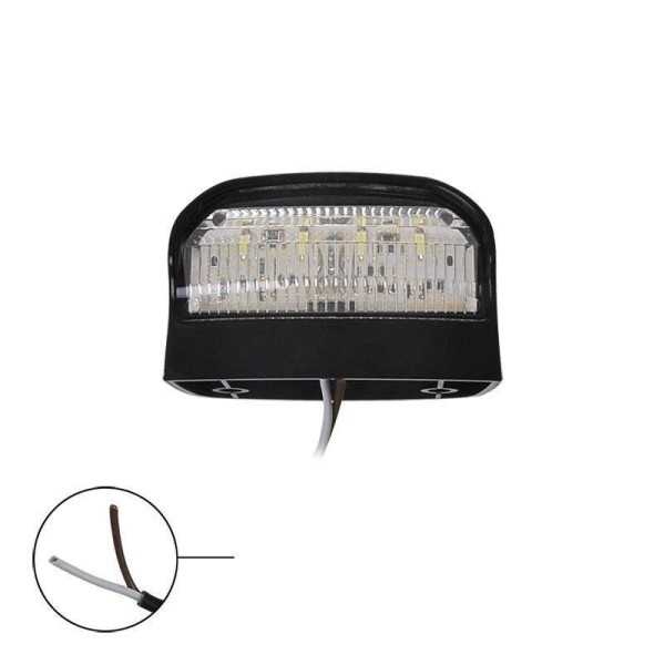 Illumination de plaque d'immatriculation 12 24V 70x42mm LED dans bl...