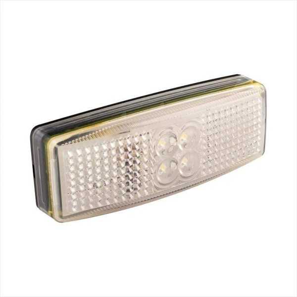 Feu de position 12 24V blanc 110x40mm LED