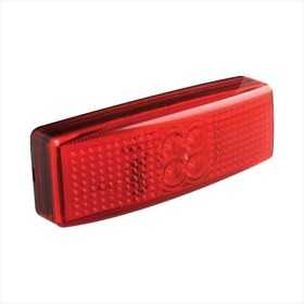 Feu de position arrière 12 24V rouge 110x40mm LED dans blister | Pr...