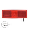 Feu de position arrière 12 24V rouge 110x40mm LED dans blister | Pr...