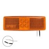 Feu de position latéral 12 24V orange 110x40mm LED dans blister | P...