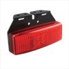 Feu de position arriÃ¨re 12 24V rouge 110x40mm LED avec support