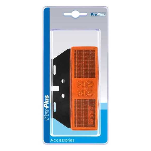 Feu de position latÃ©ral 12 24V orange 110x40mm LED avec support dans blister
