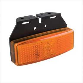 Feu de position latéral 12 24V orange 110x40mm LED avec support dan...