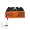 Feu de position latéral 12 24V orange 110x40mm LED avec support dan...
