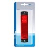Feu de position 12 24V rouge 126x30mm LED dans blister