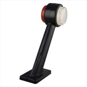 Feu de gabarit 12 24V rouge blanc 166x193mm LED droite