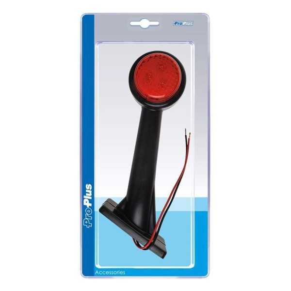 Feu de gabarit 12 24V rouge blanc 166x193mm LED droite dans blister
