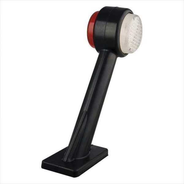 Feu de gabarit 12 24V rouge blanc 166x193mm LED droite dans blister...