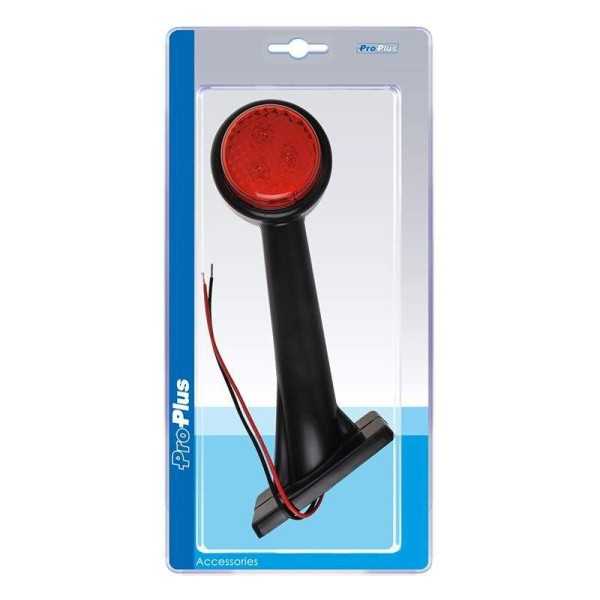 Feu de gabarit 12 24V rouge blanc orange 166x193mm LED gauche dans blister