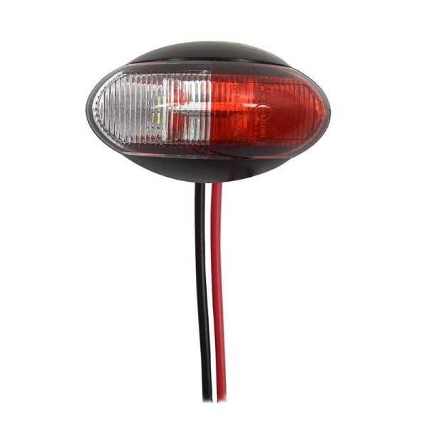 Feu de gabarit 10-30V rouge blanc 60x34mm LED dans blister | ProPlu...