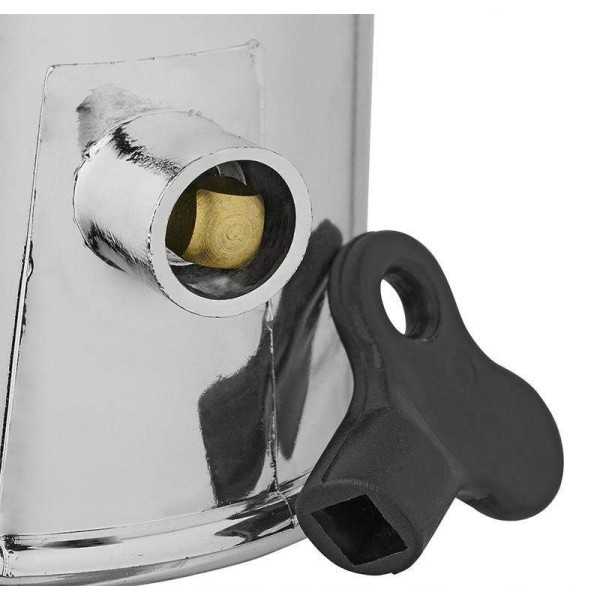 Cache rotule chromé avec serrure dans blister | ProPlus | Cache Rotule