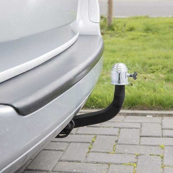 Cache rotule chromé avec serrure dans blister | ProPlus | Cache Rotule