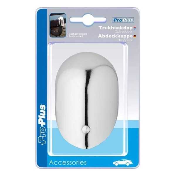 Cache rotule métal chromé pliable dans blister |  | Cache Rotule