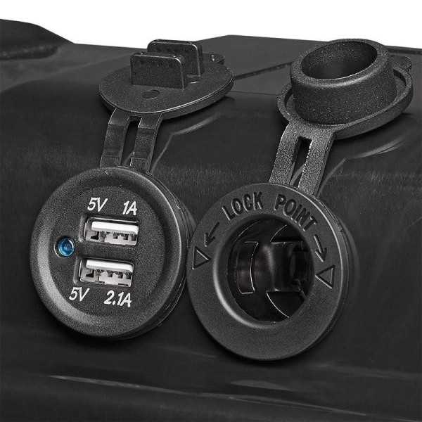 Boîte à batterie 35x18x20cm 2x USB - 1x prise 12V - Voltmètre | Pro...