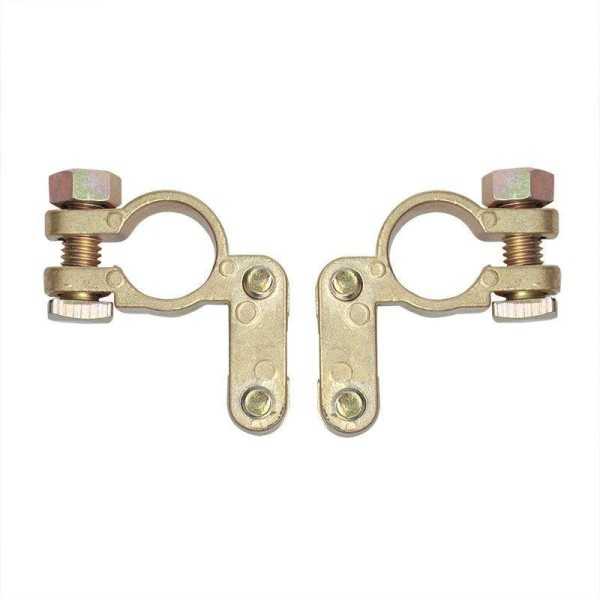 Set de cosses de connexion de batterie ( et) et (-) standard dans b...