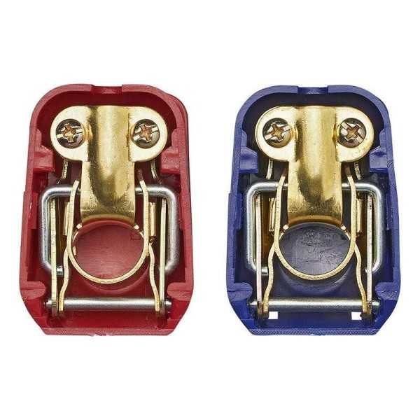 Set de cosses de connexion de batterie ( et) et (-) montage rapide ...