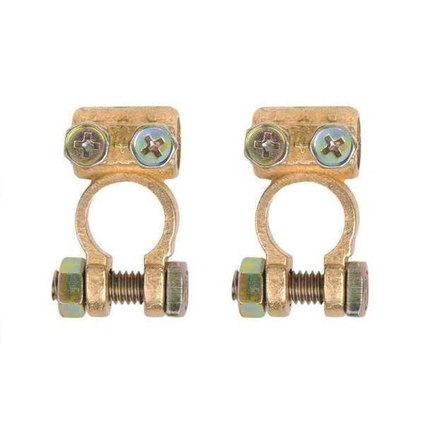 Set de cosses de connexion de batterie ( et) et (-) 35-50mm dans bl...