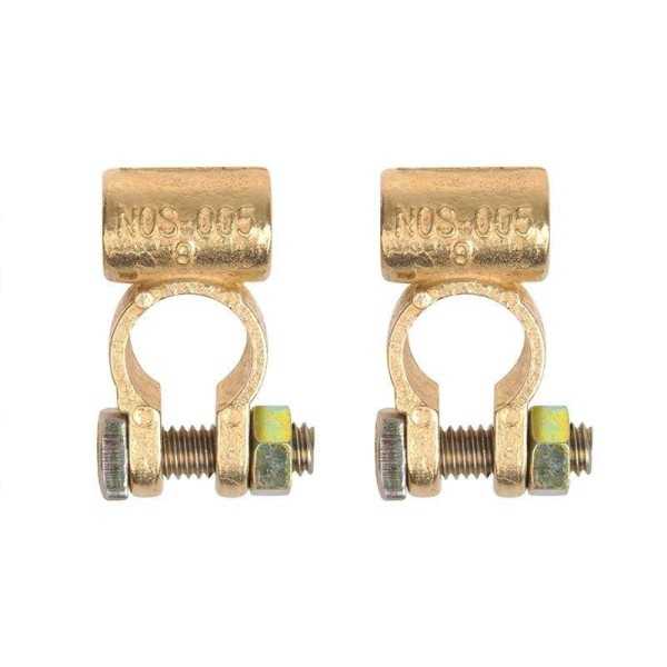 Set de cosses de connexion de batterie ( et) et (-) 35-50mm dans bl...