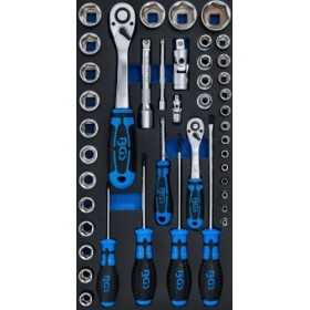 Insert pour art 2002 Jeu de douilles et tournevis 43 piÃ¨ces