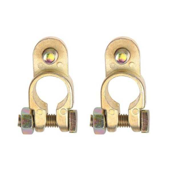 Set de cosses de connexion de batterie ( et) et (-) avec boulon | P...