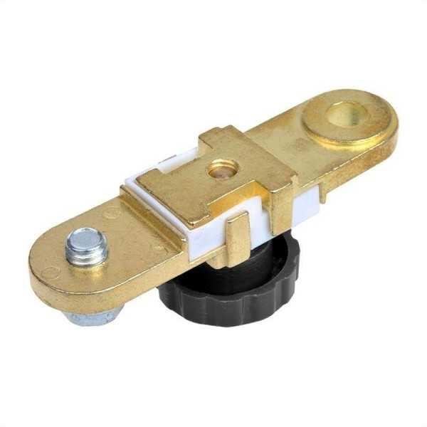 Cosse de connexion de batterie (-) avec coupe circuit plat | ProPlu...