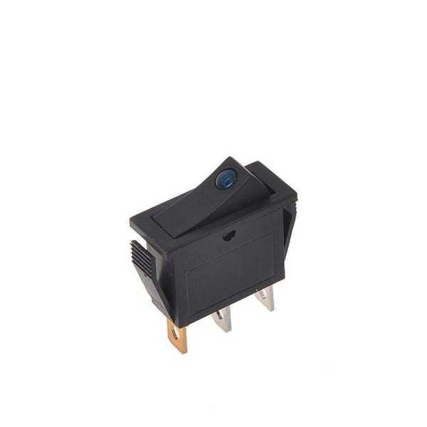 Interrupteur à bascule LED bleu 12V 24V-max. 10A dans blister | Pro...