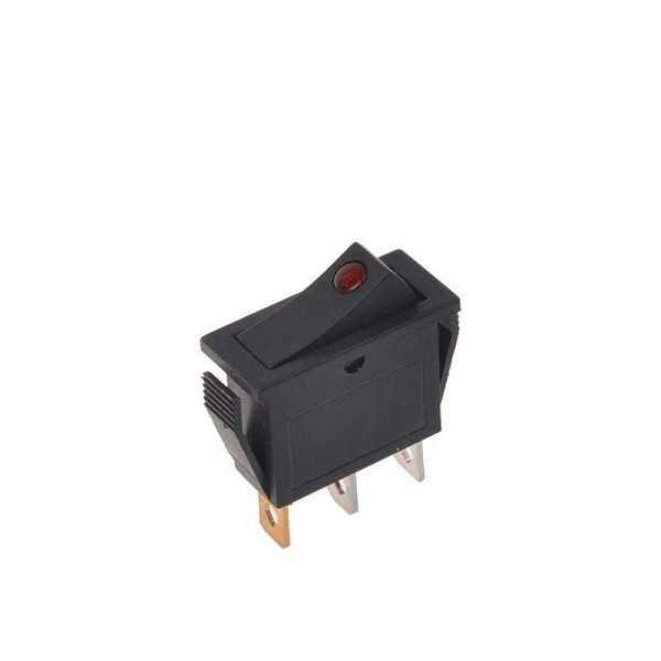 Interrupteur à bascule LED rouge 12V 24V-max. 10A dans blister | Pr...