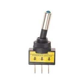 Interrupteur Ã  levier LED bleu 12V-max. 20A