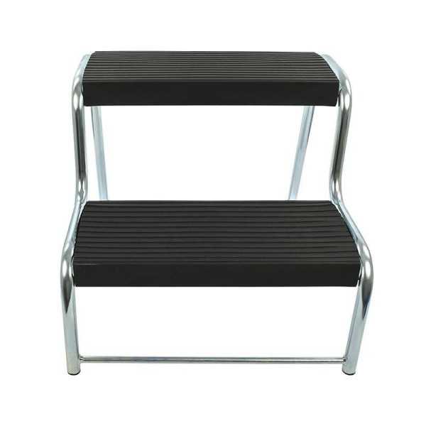 Marche pied 2 marches noir pour caravane camping-car | ProPlus | Di...