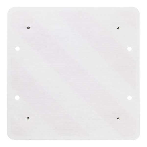 Panneau de signalisation plastique 50x50cm avec réflecteurs | ProPl...