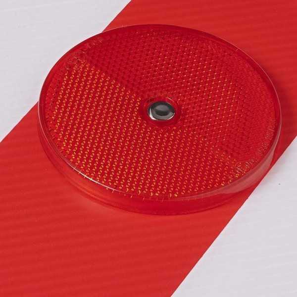 Panneau de signalisation plastique 50x50cm avec réflecteurs | ProPl...