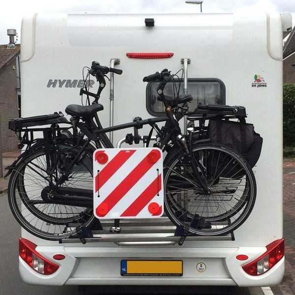 Panneau de signalisation plastique 50x50cm avec réflecteurs | ProPl...