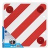 Panneau de signalisation plastique 50x50cm avec réflecteurs | ProPl...