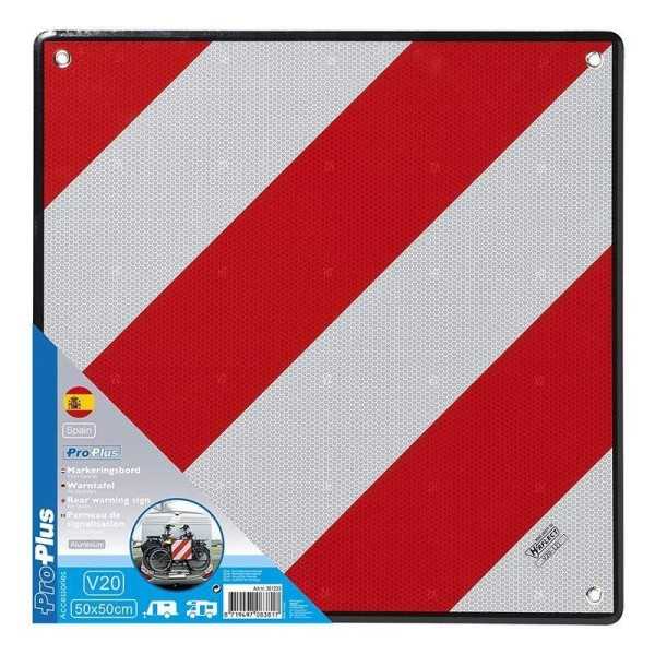 Panneau de signalisation aluminium 50x50cm pour Espagne V20 | ProPl...