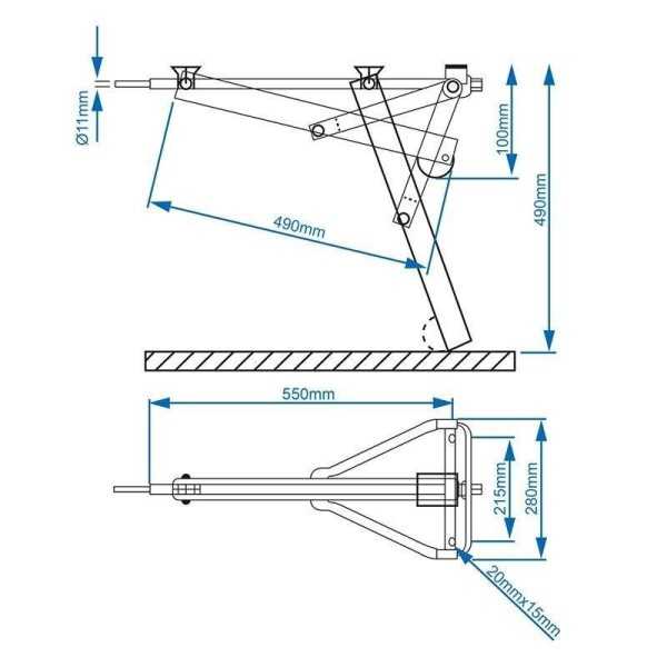 Vérin stabilisateur 500kg | ProPlus | Divers accessoire