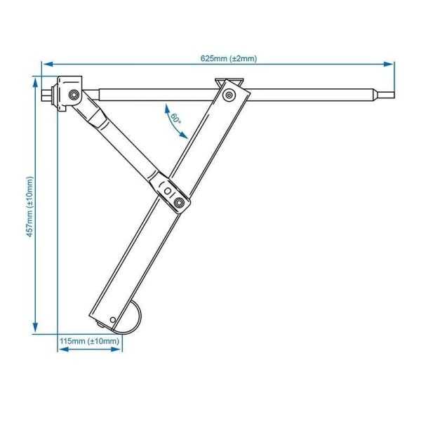 Vérin stabilisateur 500kg | ProPlus | Divers accessoire