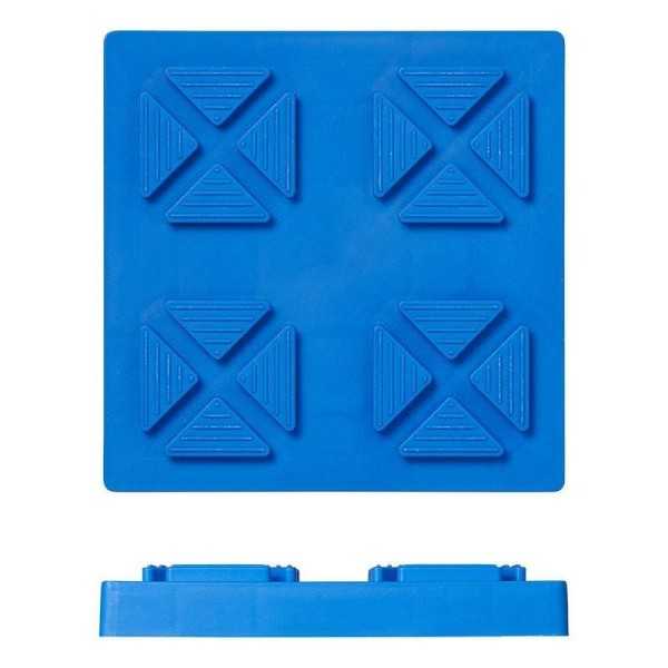 Plaquettes de stabilisation empilable 21x21x3,3cm jeu de 4 pièces |...