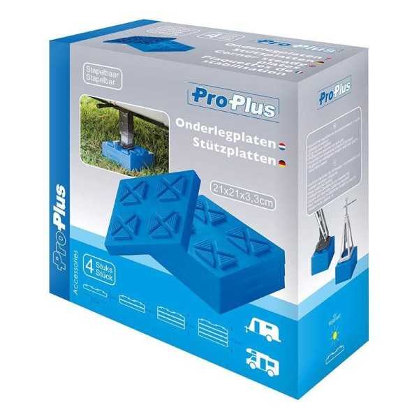 Plaquettes de stabilisation empilable 21x21x3,3cm jeu de 4 pièces |...